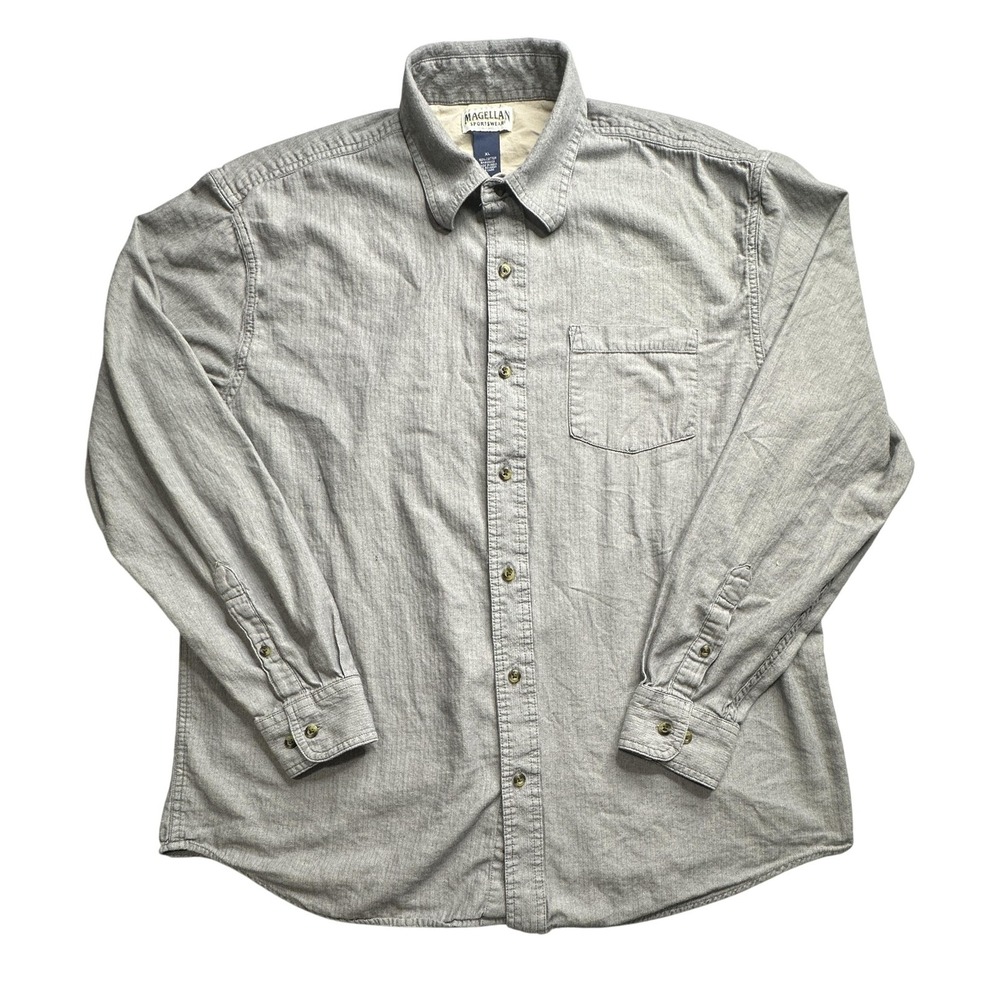 Magellan Sportswear Shirt Mens XL Button Down Long Sleeve Pocket Casual Workwear
